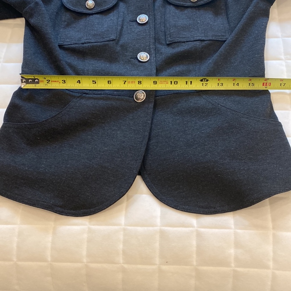 Inc military style Dark Grey Jacket - Picture 6 of 8